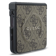 Samsung Galaxy Z Flip8 Guess 4G Colored Ring Case - MagSafe Compatible - Brown