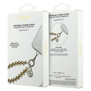 Guess 4G Crystals Charm Universal Wrist Strap - Gold