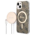 Guess 4G Edition Bundle Pack iPhone 14 Plus Case & Wireless Charger
