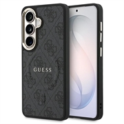 Samsung Galaxy S26 Guess 4G Gold Frame Case - MagSafe Compatible - Black