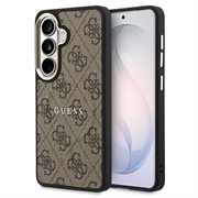Samsung Galaxy S26 Guess 4G Gold Frame Case - MagSafe Compatible - Brown