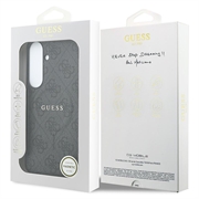 Samsung Galaxy S26 FE Guess 4G Gold Frame Case - MagSafe Compatible - Black