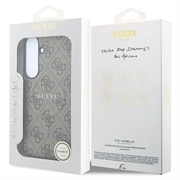 Samsung Galaxy S26 FE Guess 4G Gold Frame Case - MagSafe Compatible - Brown