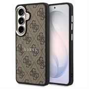 Samsung Galaxy S26+ Guess 4G Gold Frame Case - MagSafe Compatible - Brown