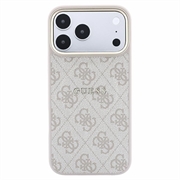 iPhone 18 Pro Max Guess 4G Gold Frame Case - MagSafe Compatible - Pink