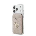 Guess 4G Mirror Magnetic Card Holder with Stand Function - Pink