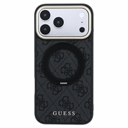 iPhone 18 Pro Guess 4G Ring Stand MagSafe Case - Black