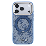 iPhone 18 Pro Guess 4G Ring Stand MagSafe Case - Blue