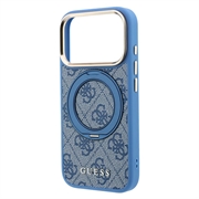 iPhone 18 Pro Guess 4G Ring Stand MagSafe Case - Blue
