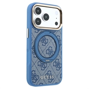 iPhone 18 Pro Guess 4G Ring Stand MagSafe Case - Blue