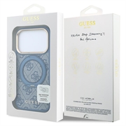 iPhone 18 Pro Guess 4G Ring Stand MagSafe Case - Blue