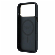 iPhone 18 Pro Max Guess 4G Ring Stand MagSafe Case - Black