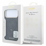iPhone 18 Pro Max Guess 4G Ring Stand MagSafe Case - Black