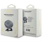 Guess 4G Script Logo ENC True Wireless Headphones - Blue