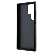 Samsung Galaxy S24 Ultra Guess 4G Triangle Logo Case - Brown