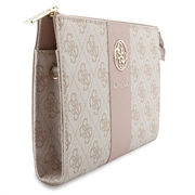 Guess 4G with Round 4G & Classic Logos Stripe Phone Bag - Pink