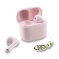 Guess Charm True Wireless Earphones with Glossy Effect & Classic Logo Print
