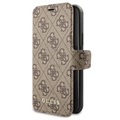 Guess Charms Collection 4G iPhone 11 Book Case - Brown