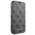 Guess Charms Collection 4G iPhone 11 Book Case - Grey