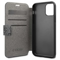 Guess Charms Collection 4G iPhone 11 Book Case - Grey