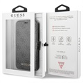 Guess Charms Collection 4G iPhone 11 Book Case - Grey