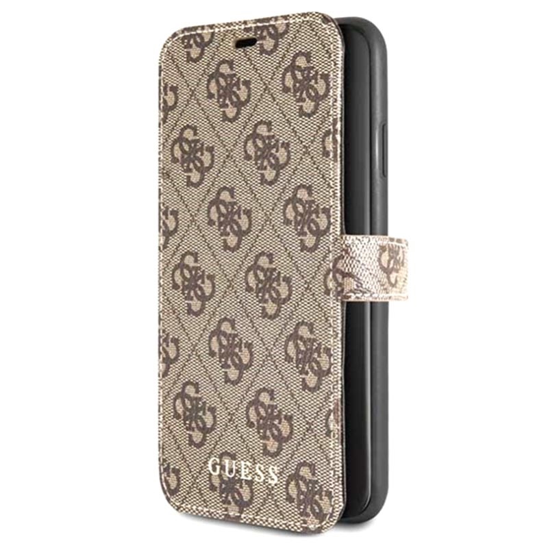 Guess Charms Collection 4G iPhone 11 Pro Max Book Case - Brown