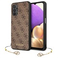 Guess Charms Collection 4G Samsung Galaxy A32 (4G) Case - Brown