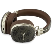 Guess ENC Metal 4G Script Logo Wireless Headphones - Brown