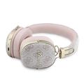 Guess ENC Metal 4G Script Logo Wireless Headphones - Pink