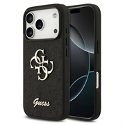 iPhone 18 Pro Guess Fixed Glitter 4G Metal Logo Case
