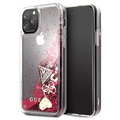 Guess Glitter Collection iPhone 11 Pro Case - Raspberry
