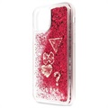 Guess Glitter Collection iPhone 11 Pro Case - Raspberry