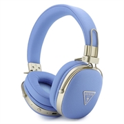 Guess Grained Triangle Gold Metal Logo ENC Wireless Headphones
