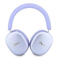 Guess Metallic Finish Gold Script Logo ENC Wireless Headphones - Purple
