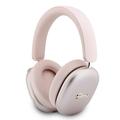 Guess Metallic Finish Gold Script Logo ENC Wireless Headphones - Pink