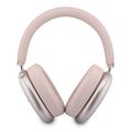 Guess Metallic Finish Gold Script Logo ENC Wireless Headphones - Pink