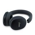 Guess Metallic Finish Gold Script Logo ENC Wireless Headphones - Black
