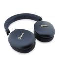 Guess Metallic Finish Gold Script Logo ENC Wireless Headphones - Navy