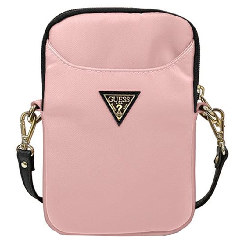 Guess Nylon Triangle Logo Handbag GUPBNTMLLP Pink