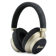 Guess PU 4G Gold Script Metal Logo ENC Wireless Earphones