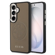 Samsung Galaxy S26 Guess Perforated 4G Logo Case - MagSafe Compatible - Brown