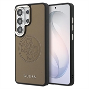 Samsung Galaxy S26 Ultra Guess Perforated 4G Logo Case - MagSafe Compatible - Brown