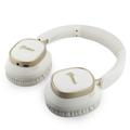 Guess Rectangle Metal Script Logo ENC Wireless Headphones - White
