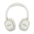Guess Rectangle Metal Script Logo ENC Wireless Headphones - White
