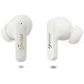 Guess Script Metal Logo True Wireless Earphones with Live Translation - White