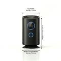 H1 Desktop Air Purifier with Negative Ion and HEPA Filter - Black
