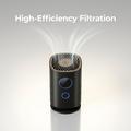 H1 Desktop Air Purifier with Negative Ion and HEPA Filter - Black
