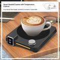 H13 Smart Coffee Mug Warmer with Timer & LED Display - Black