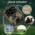H1W 8K Trail Camera/Wildlife Camera with Solar Panel - WiFi/Bluetooth - Camouflage