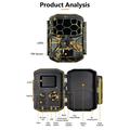 H1W 8K Trail Camera/Wildlife Camera with Solar Panel - WiFi/Bluetooth - Camouflage